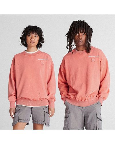Timberland All Gender X A-cold-wall* Future73 Crewneck Sweatshirt - Pink