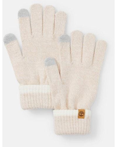 Timberland All Gender Marled Magic Glove - White