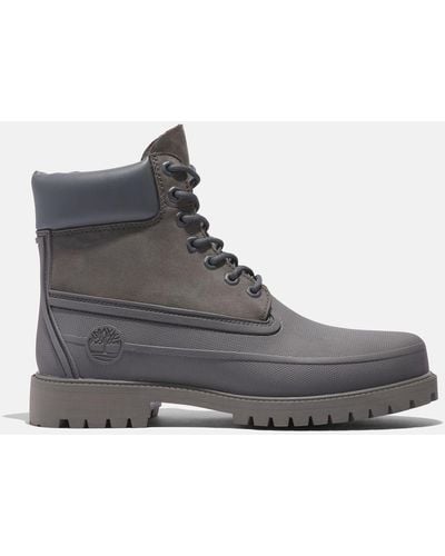 Timberland Heritage 6 Inch Rubber Toe Boot - Grey