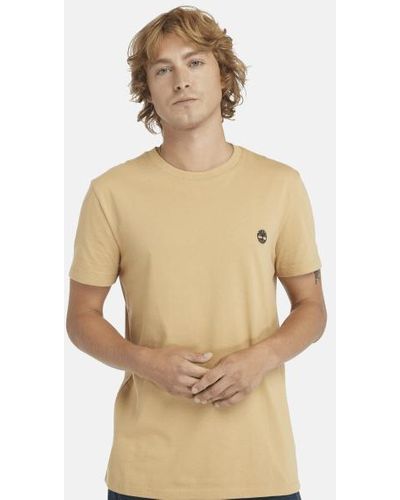 Timberland Dunstan River T-shirt For Men In Light Brown, Man, Brown, Size: 3xl - Natural
