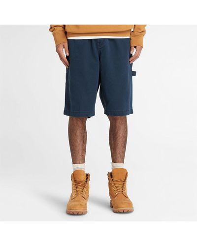 Timberland Heavy Twill Carpenter Shorts - Blue