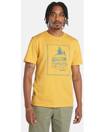 Timberland Campervan Graphic T-shirt - Yellow