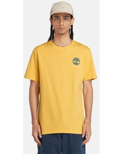 Timberland Back Graphic T-shirt - Yellow