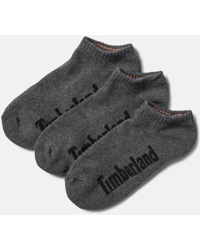 Timberland 3-pack Stratham Core No-show Sport Socks - Black