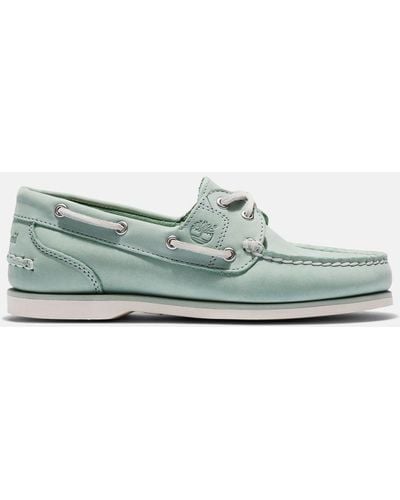 Timberland Classic Leather Boat Shoe - Green