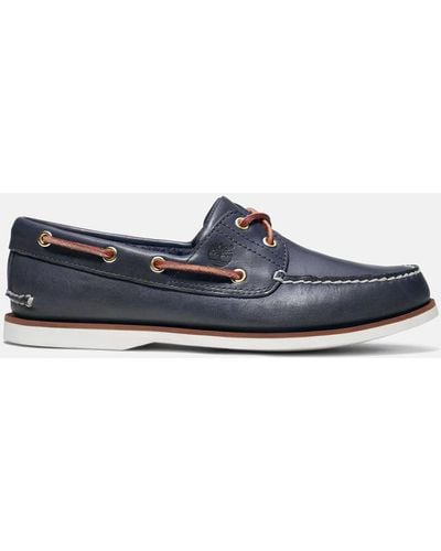 Timberland Classic 2-eye Boat Shoes - Blue