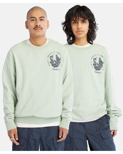 Timberland All Gender Graphic Sweatshirt - Green