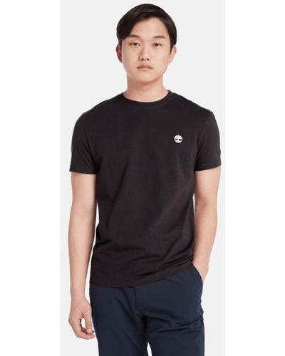 Timberland Dunstan River Slim-fit T-shirt For Men In Black, Man, Black, Size: 3xl