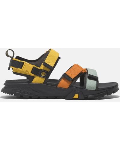 Timberland Garrison Trail Two-strap Sandal For Men In Orange, Man, Orange, Size: 6.5 - Blue