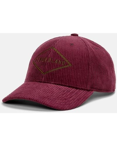Timberland All Gender Corduroy Cap - Red