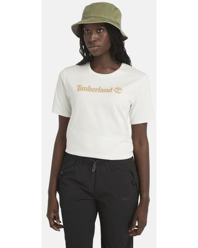 Timberland Northwood Short-sleeve T-shirt For Women In White, Woman, White, Size: L