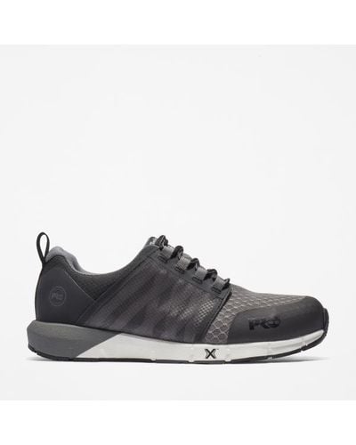 Timberland Radius Alloy-toe Work Shoe For Men In Grey, Man, Grey, Size: 6 - Black