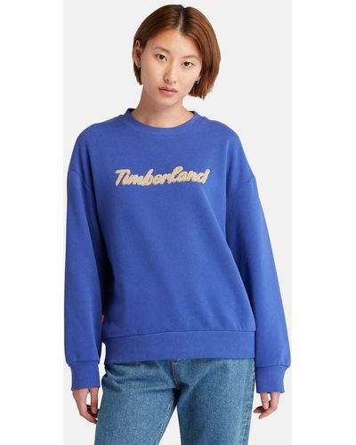 Timberland Logo Crewneck Sweatshirt - Blue