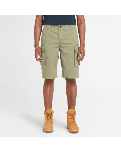 Timberland Twill Cargo Shorts - Green