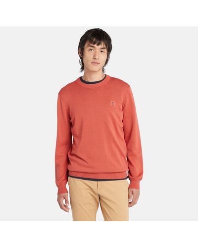 Timberland Garment-dyed Jumper - Red