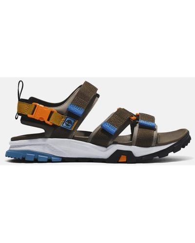 Timberland Garrison Trail Two-strap Sandal For Men In Grey, Man, Grey, Size: 6.5 - Blue