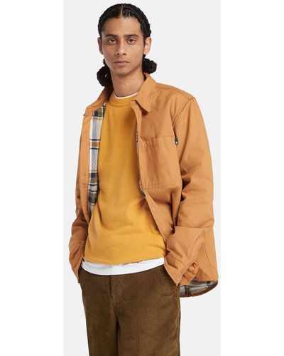 Timberland Windham Fleece-lined Overshirt - Orange