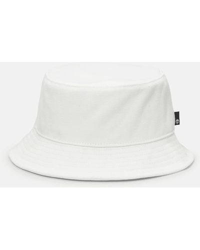 Timberland Icons Of Desire Bucket Hat In White, White, Size: Lxl