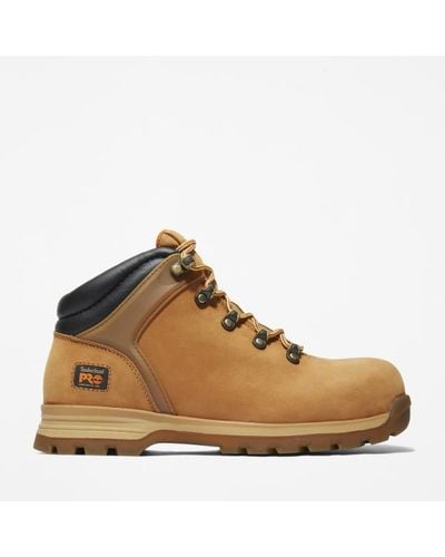 Timberland Splitrock Xt Comp-toe Work Boot For Men In Yellow, Man, Yellow, Size: 6 - Brown