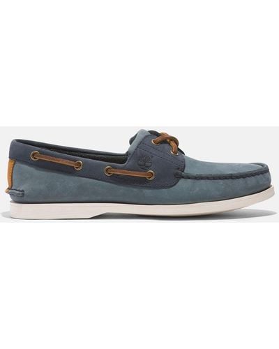 Timberland Classic Leather Boat Shoe - Blue