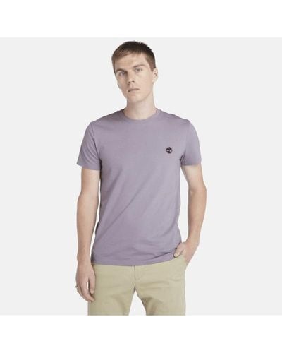 Timberland Dunstan River T-shirt For Men In Purple, Man, Purple, Size: L