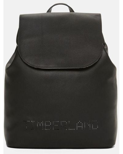 Timberland Leather Top-flap Backpack - Black