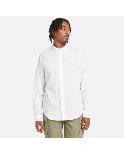 Timberland Poplin Shirt - White