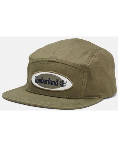 Timberland Admiral Cap With Globe Patch - Green