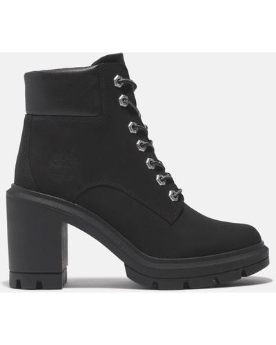 Timberland Allington Height Lace-up Boot For Women In Black, Woman, Black, Size: 3.5