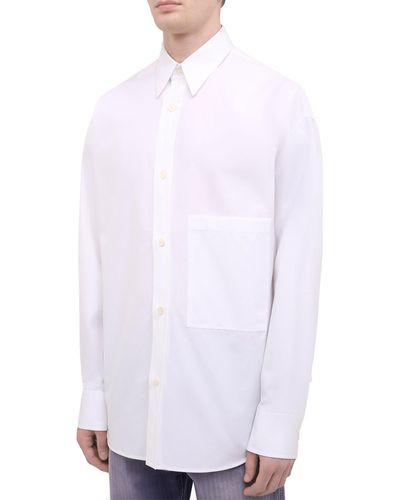 Valentino Oversized Cotton Shirt - Weiß