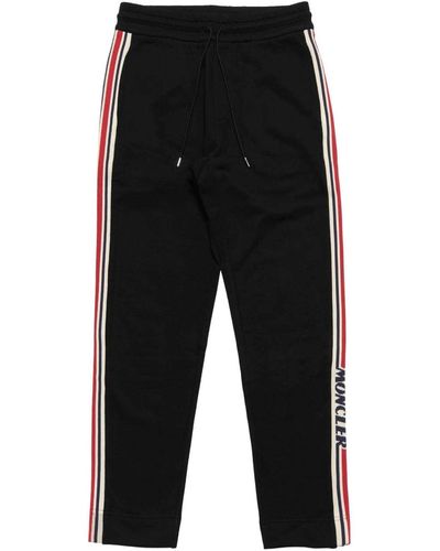 Moncler Pantaloni in cotone - Nero