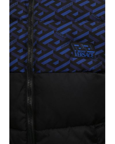 Versace Logo P Ed Jacke - Blau