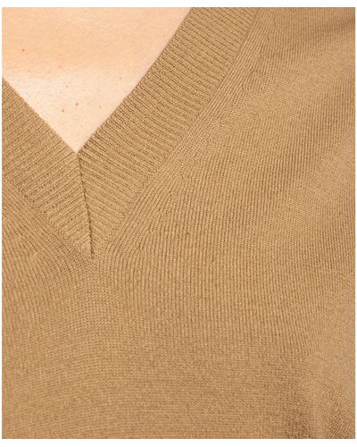 Bottega Veneta Pullover aus Wolle - Natur