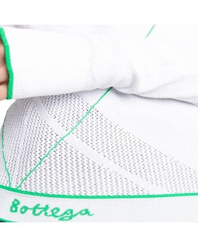 Bottega Veneta Logo Sweater - Weiß