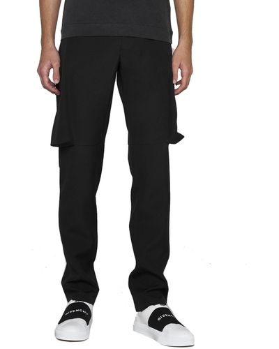 Givenchy Cargo-Hose aus Wolle - Schwarz