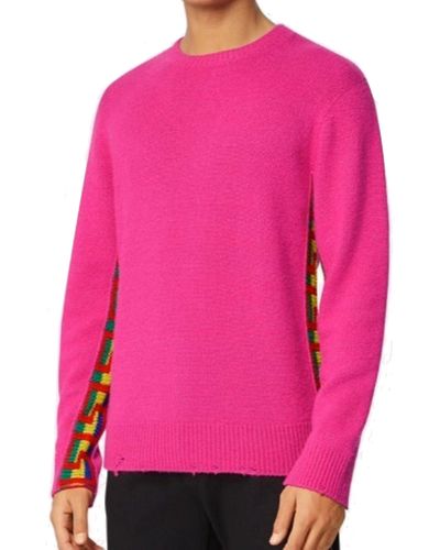 Versace Greca Pullover aus Wolle - Pink