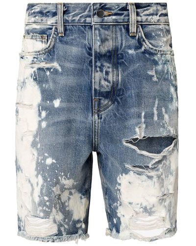 Amiri Pantaloncini di jeans - Blu