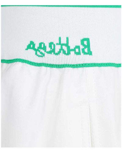 Bottega Veneta Cotton Logo Shorts - Weiß