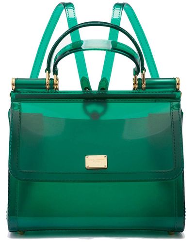 Dolce & Gabbana Sicily Rubber Backpack - Green