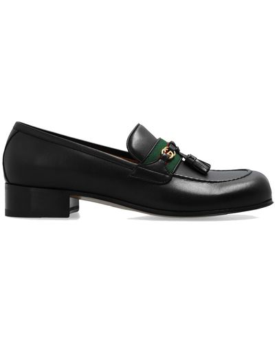 Gucci Mocassini In Pelle - Nero