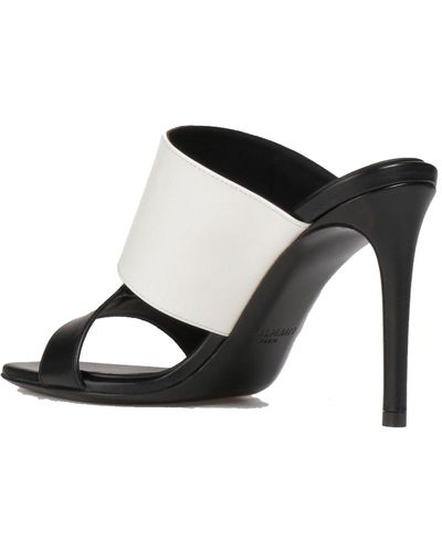 Balmain High Heel Sandalen - Weiß