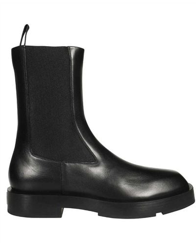 Givenchy Chelsea Leather Boots - Black