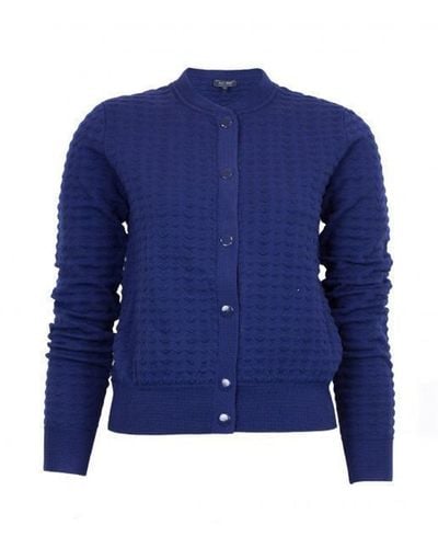 Armani Jeans Cardigan in misto lana - Blu