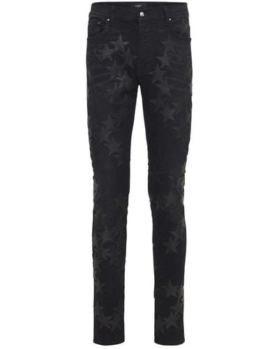 Amiri Cotton Denim Jeans - Black