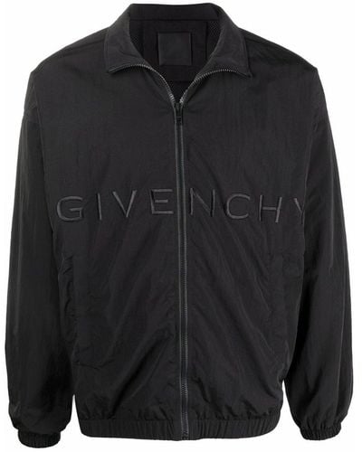 Givenchy Logo Windbreaker Jacket - Black