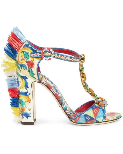 Dolce & Gabbana High heel sandali - Blu