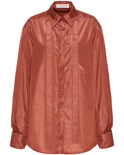Valentino Camicia in seta - Arancione