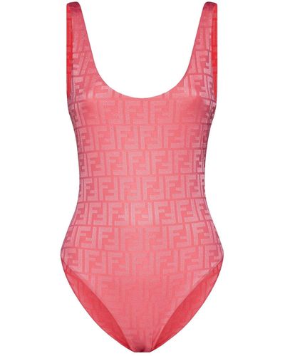 Fendi Reversible Swimsuit - Pink