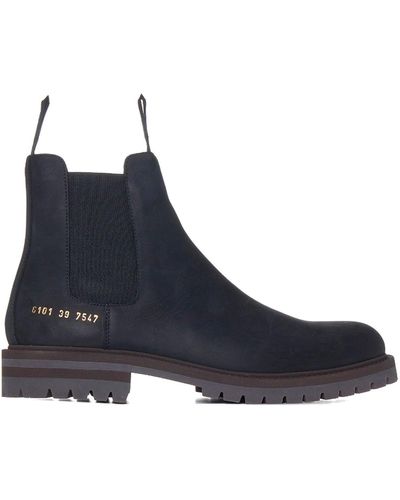 Common Projects Stivali Chelsea in pelle - Blu