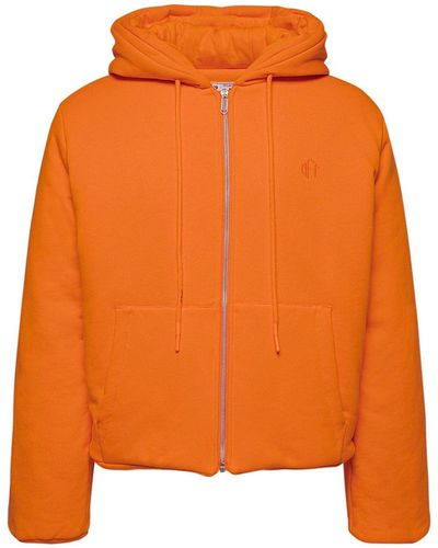 Off-White c/o Virgil Abloh Logo Zipped Sweatshirt - Orange